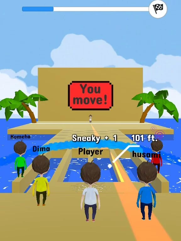Изображение игры: Touch the wall