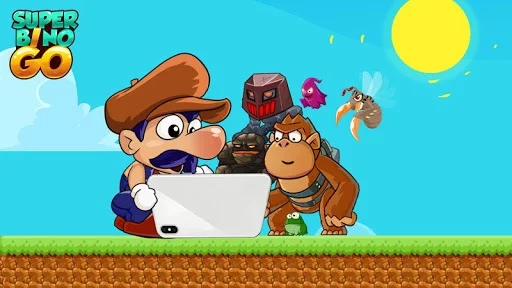 Изображение игры: Super Bino Go - New Games 2019