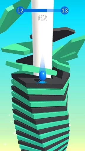 Изображение игры: Stack Ball - Blast through platforms