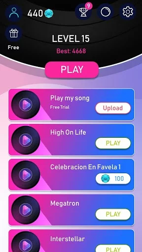Изображение игры: Beat Jumper: EDM up!