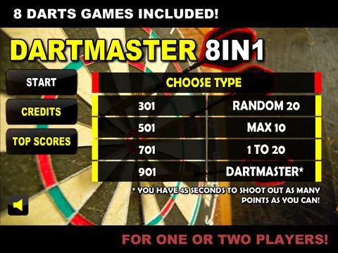 Изображение игры: Dartmaster 8in1 - Best Free Darts and Sport Game Mania