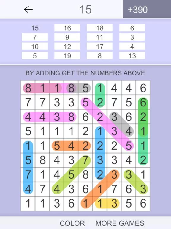 Изображение игры: Hidden Numbers Math Game