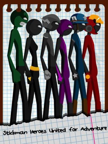 Изображение игры: A Superhero Stickman Adventure - Swinging n Flying Through The City Streets