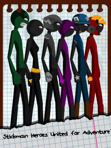 Изображение игры: A Superhero Stickman Adventure - Swinging n Flying Through The City Streets