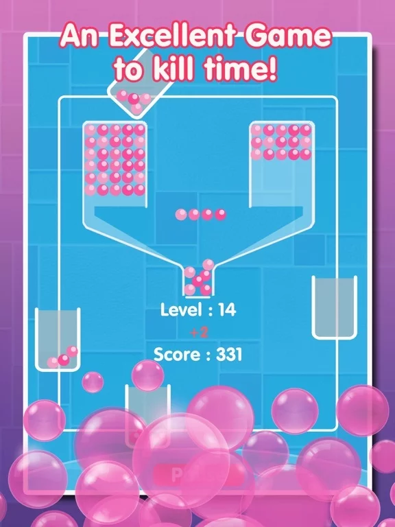 Изображение игры: 100 Pink Pong Balls
