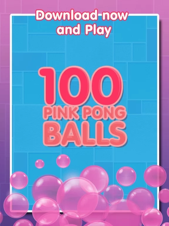 Изображение игры: 100 Pink Pong Balls