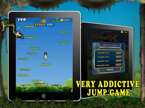 Изображение игры: Jumper X: Addictive Jump Game