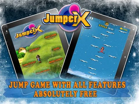 Изображение игры: Jumper X: Addictive Jump Game