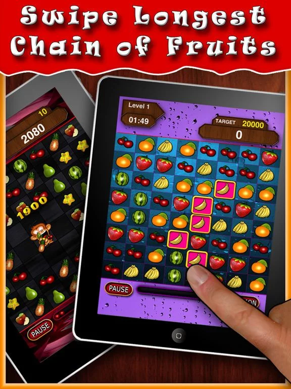 Изображение игры: Swiped Fruits