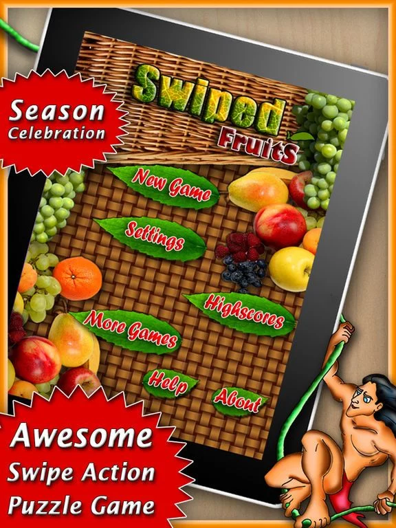 Изображение игры: Swiped Fruits