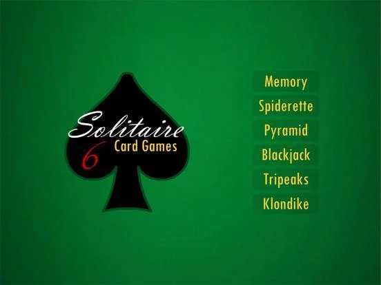 Изображение игры: 6 Solitaire Card Games