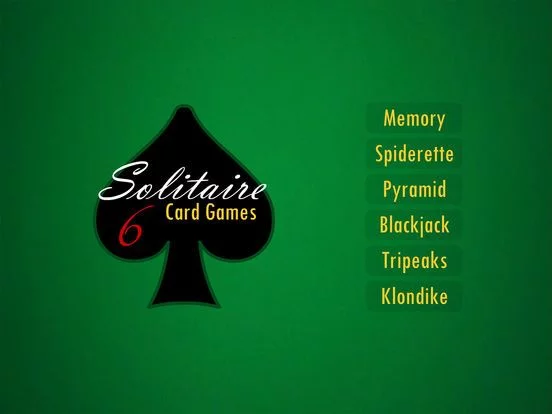 Изображение игры: 6 Solitaire Card Games