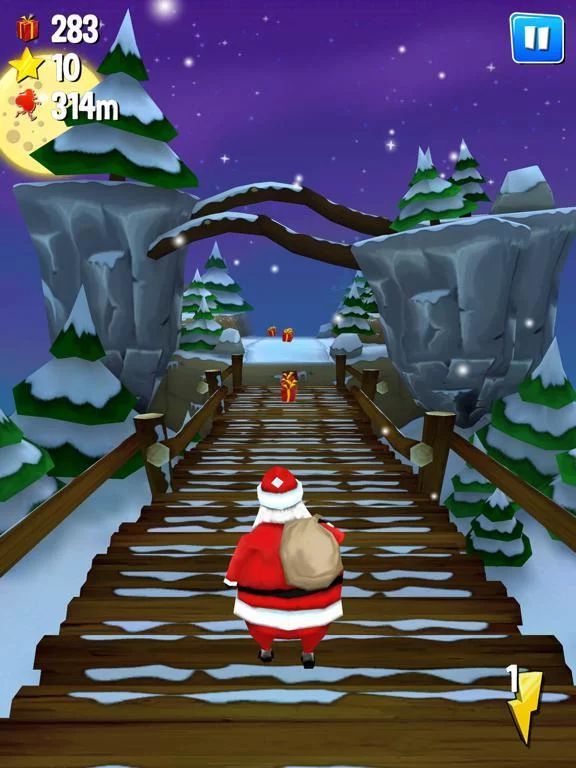 Изображение игры: Running With Santa