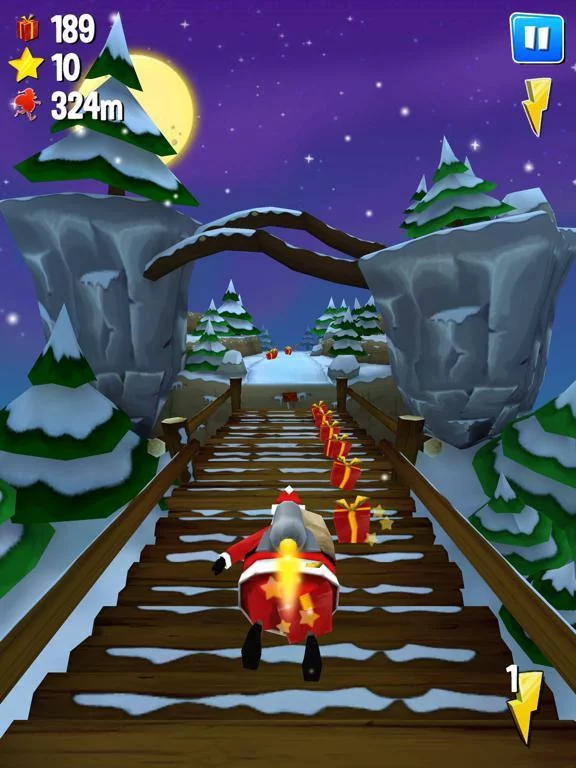 Изображение игры: Running With Santa
