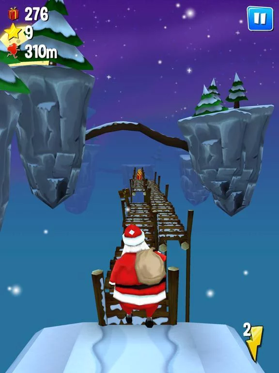 Изображение игры: Running With Santa