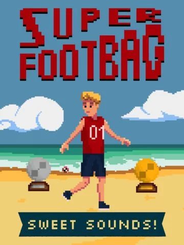 Изображение игры: Super Footbag - World Champion 8 Bit Hacky Ball Juggling Sports Game