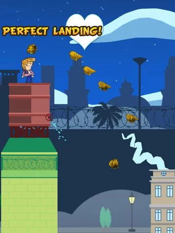 Изображение игры: Donald Jump - Trump Jumping The Presidential Freedom Border