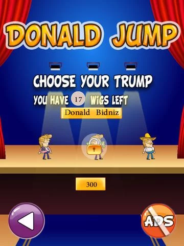 Изображение игры: Donald Jump - Trump Jumping The Presidential Freedom Border