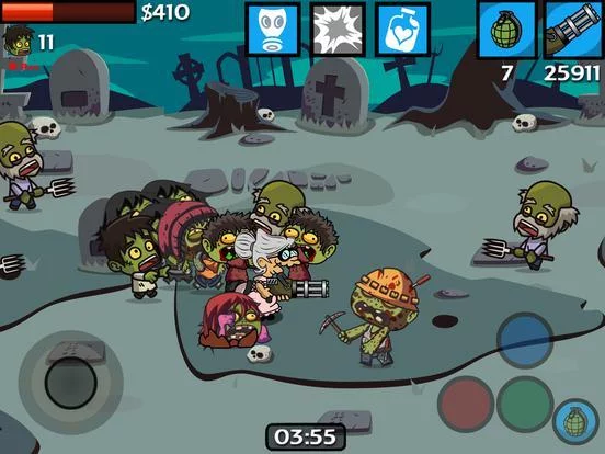 Изображение игры: Granny vs Zombies 2-the return