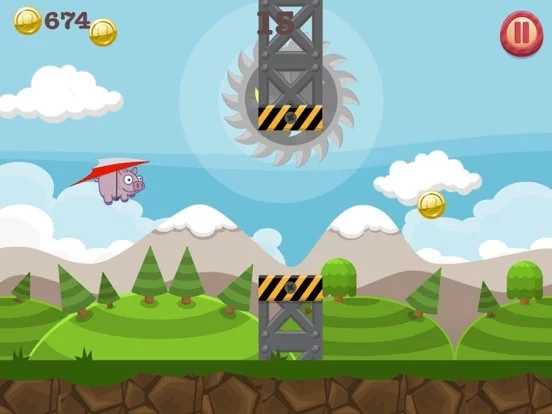 Изображение игры: Tap The Pig 2: Pigs Glide
