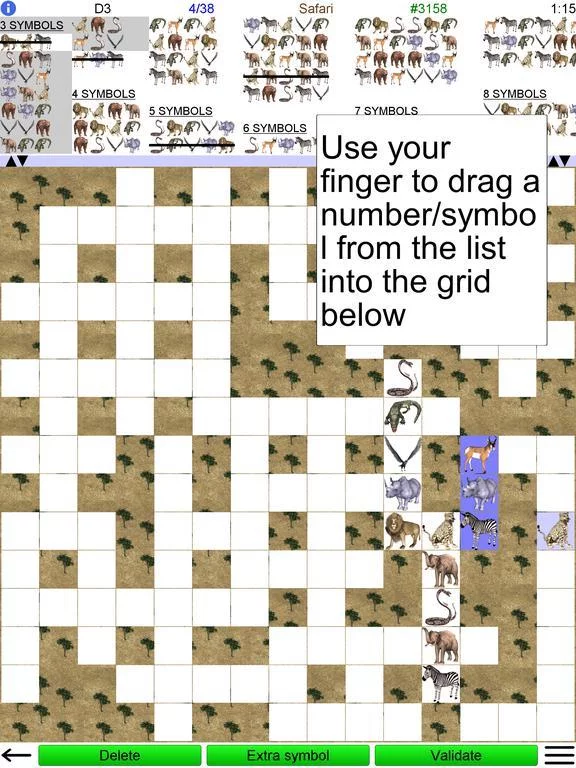 Изображение игры: Number Fit Puzzle +