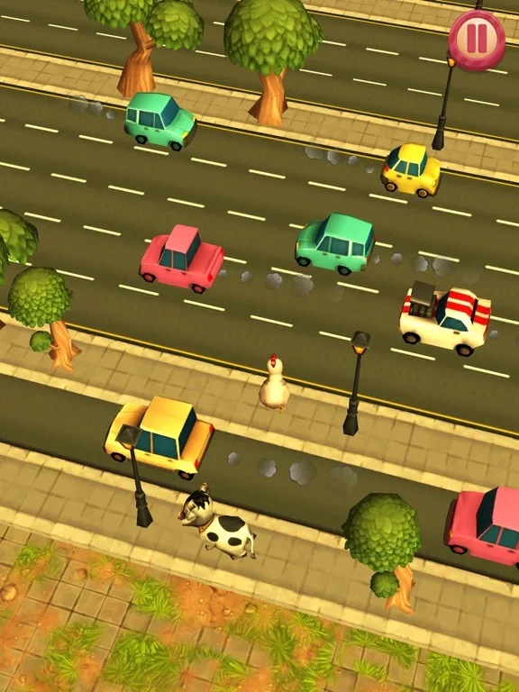Изображение игры: Run Chicken, Run