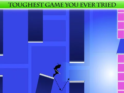Изображение игры: Amazing Ninja Dash - Run n Jump or Fall & Die