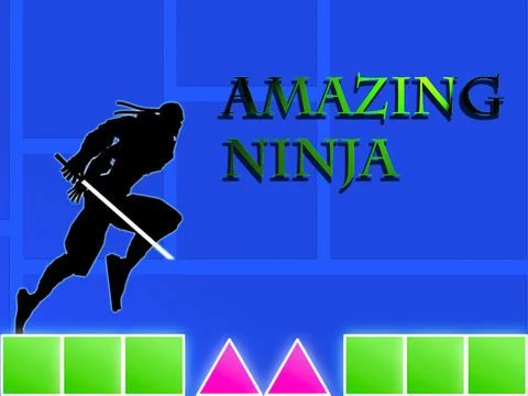 Изображение игры: Amazing Ninja Dash - Run n Jump or Fall & Die