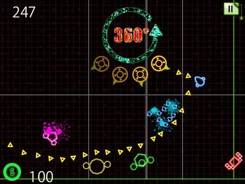 Изображение игры: Geometry Galaxy 360° - Rhythmic Galactic Star Explorer Shooter (LITE)