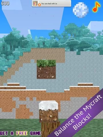 Изображение игры: My Tower Physics - Stacking 8-Bit Build-ing Blocks in the Pixelated Cube World