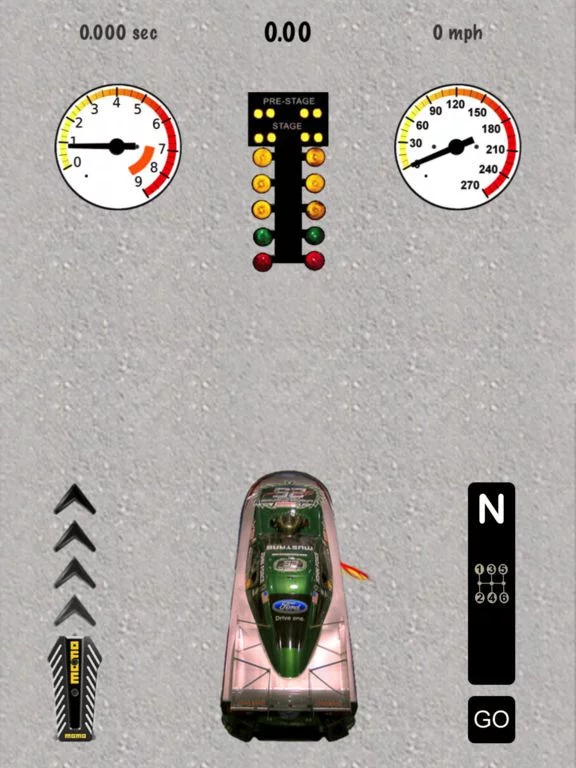 Изображение игры: Top Fuel HD Drag Racing Sim