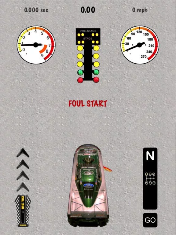 Изображение игры: Top Fuel HD Drag Racing Sim
