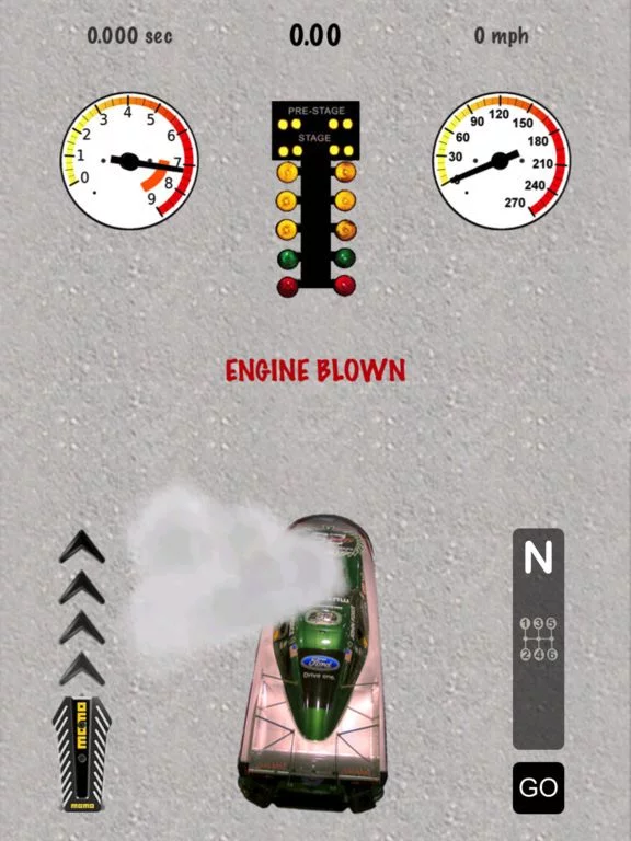 Изображение игры: Top Fuel HD Drag Racing Sim