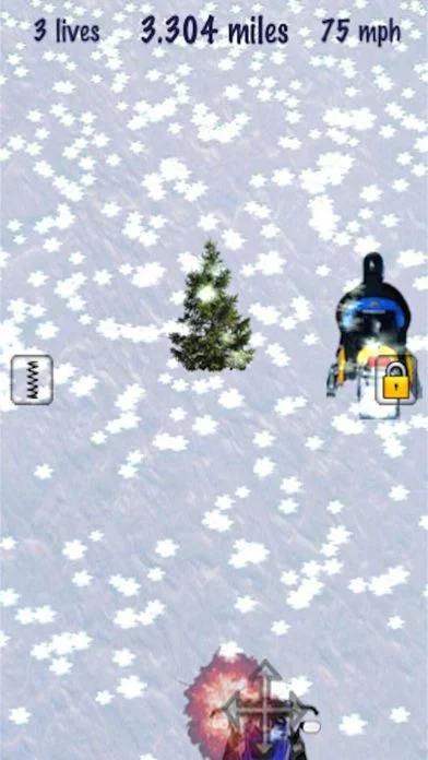 Изображение игры: Snowmobile Slalom Racer