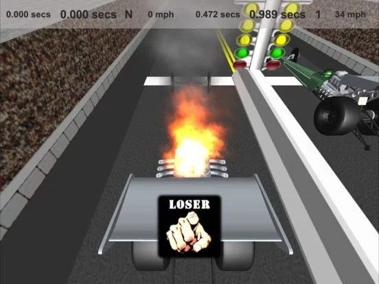 Изображение игры: Top Fuel 3D Drag Racing Sim