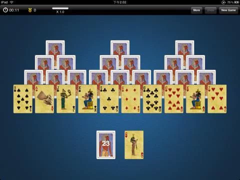Изображение игры: TriPeaks Solitaire Free