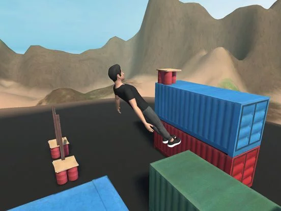 Изображение игры: Parkour Flight 2