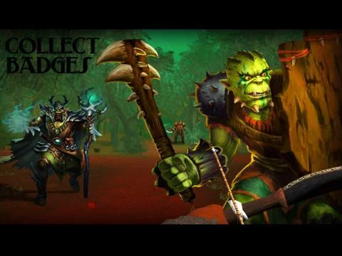 Изображение игры: Elf Archer vs Orcs and Gobblins - Clash of Civilisations