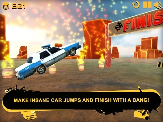 Изображение игры: Extreme Car Challenge 3D: Stunts Simulator