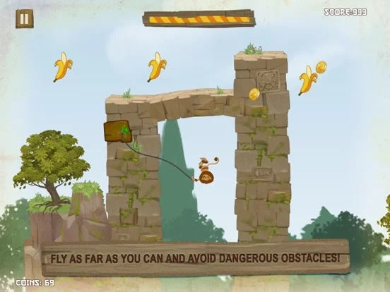 Изображение игры: Rope Hanger: Monkey Ninja