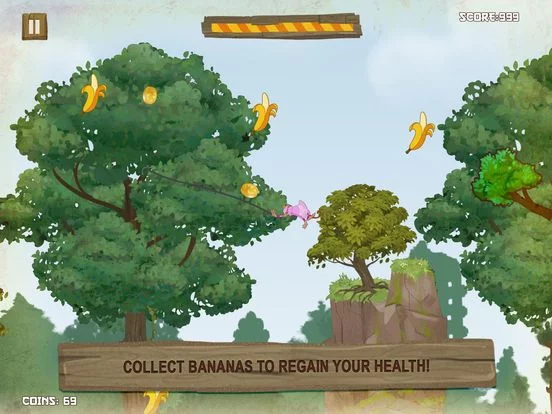 Изображение игры: Rope Hanger: Monkey Ninja