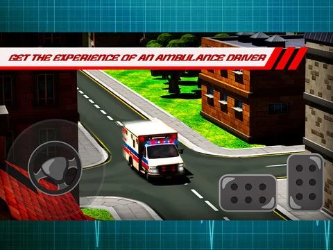 Изображение игры: Emergency Ambulance Driver Simulator: Modern Day Hero