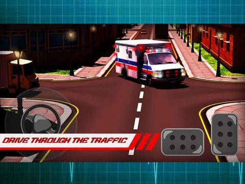 Изображение игры: Emergency Ambulance Driver Simulator: Modern Day Hero