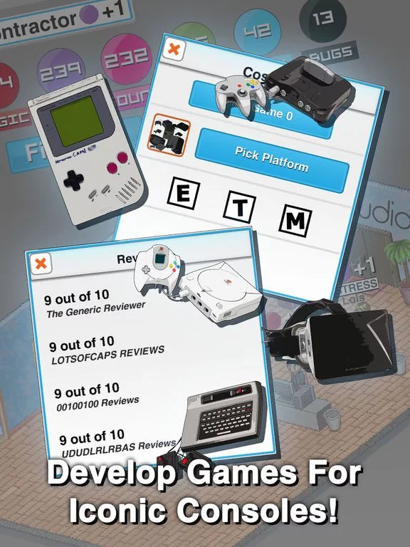 Изображение игры: Game Studio Tycoon – Become A Game Developer!