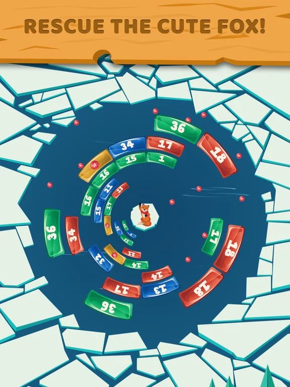 Изображение игры: Fox Brick Breaker: Candy Shooter