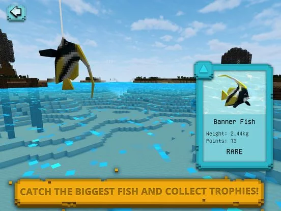 Изображение игры: Square Fishing: Biggest Catch