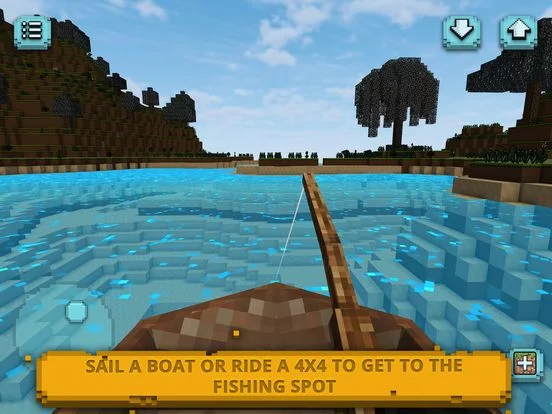 Изображение игры: Square Fishing: Biggest Catch