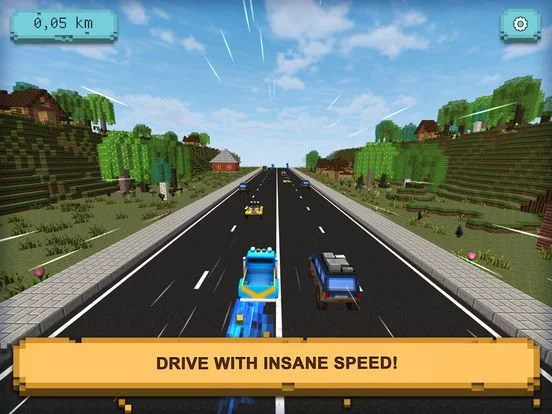 Изображение игры: Nitro Lane: Traffic Jam Racer