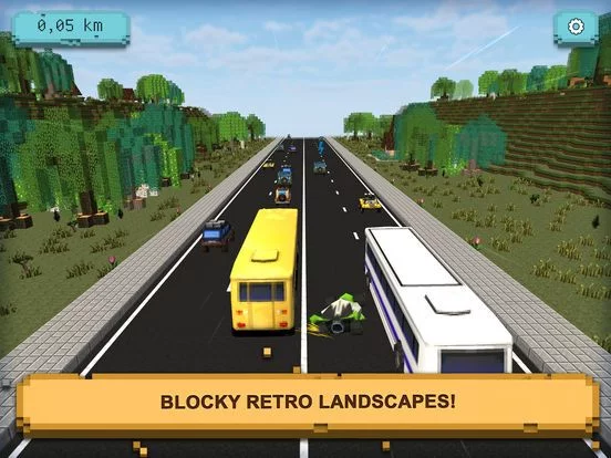 Изображение игры: Nitro Lane: Traffic Jam Racer
