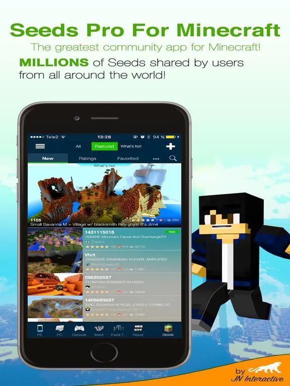 Изображение игры: Seeds Pro - Minecraft Edition